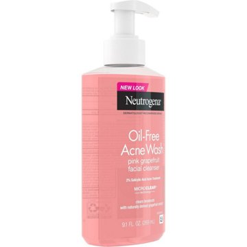 Neutrogena Oil Free Acne Facial Cleanser with Salicylic Acid - Pink Grapefruit