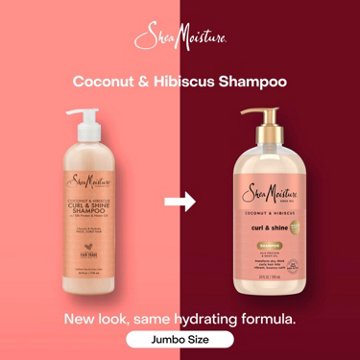 SheaMoisture Curl & Shine Shampoo - Coconut & Hibiscus