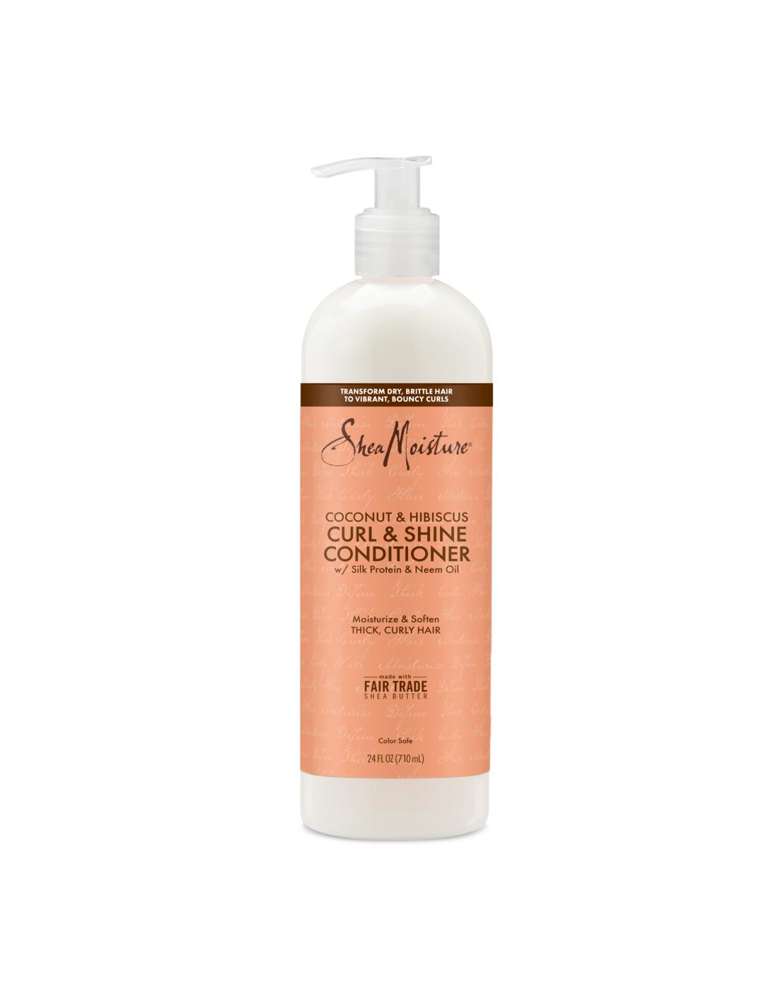 SheaMoisture Curl & Shine Conditioner - Coconut & Hibiscus; image 1 of 2