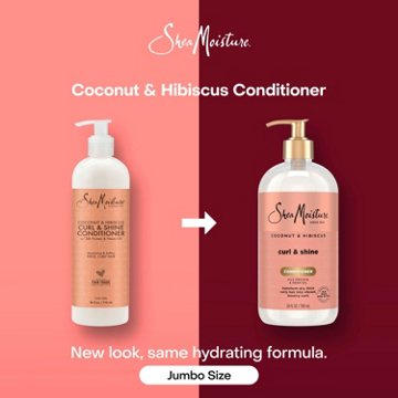 SheaMoisture Curl & Shine Conditioner - Coconut & Hibiscus