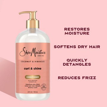 SheaMoisture Curl & Shine Conditioner - Coconut & Hibiscus