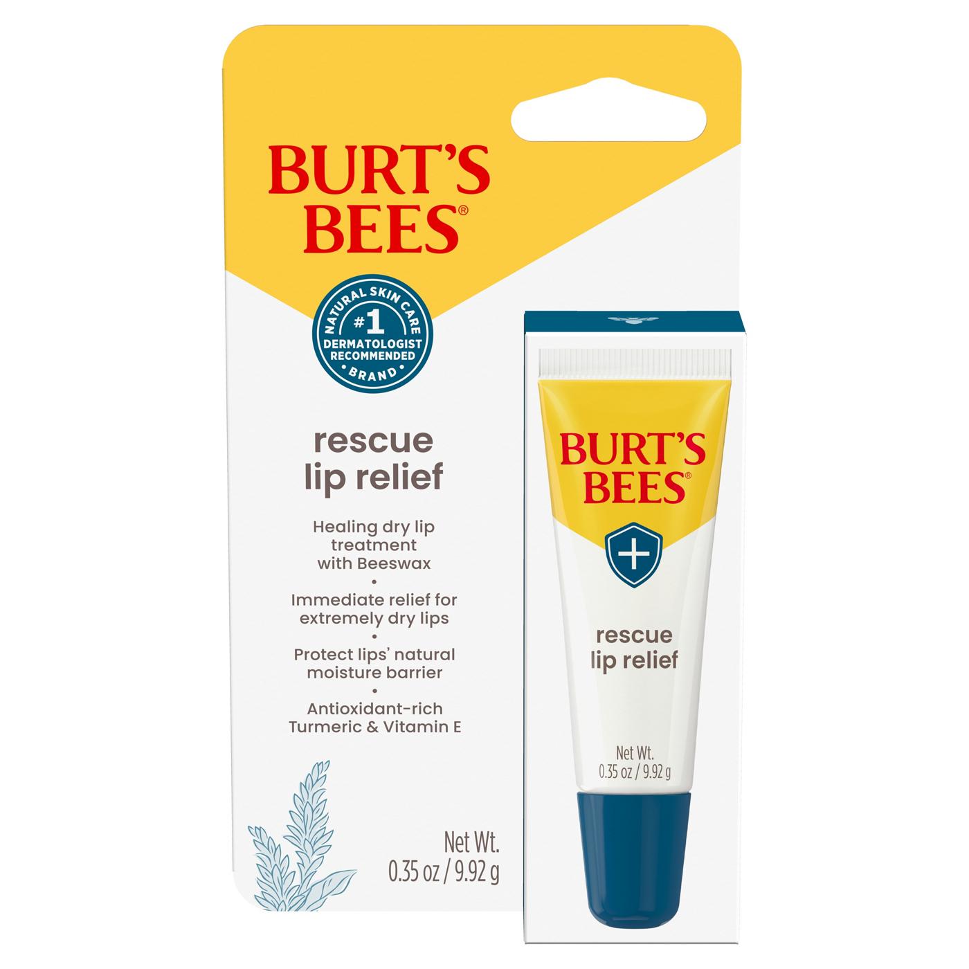 Burt's Bees Rescue Lip Relief; image 1 of 2