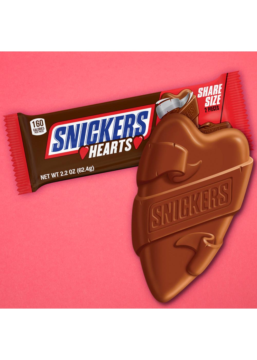 Snickers Hearts Valentine's Candy - Share Size; image 6 of 7