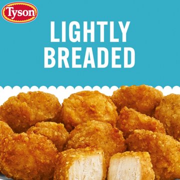 Tyson Lightly Breaded Boneless Chicken Bites