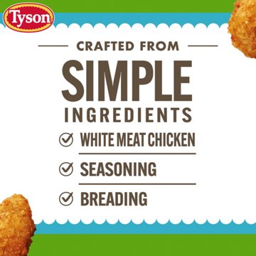 Tyson Lightly Breaded Boneless Chicken Bites