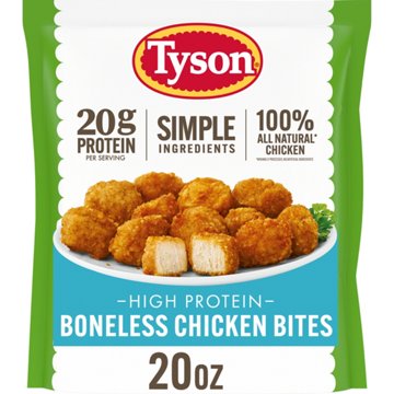 Tyson Lightly Breaded Boneless Chicken Bites