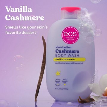 eos Shea Better Cashmere Body Wash - Vanilla Cashmere, 16 oz