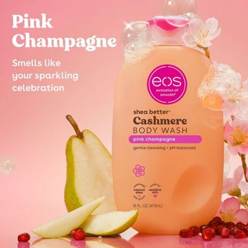 eos Shea Better Cashmere Body Wash - Pink Champagne, 16 oz