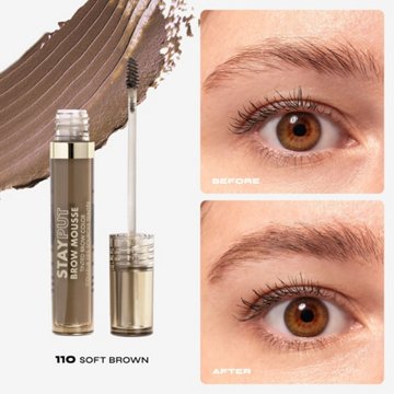 Milani Stay Put Brow Mousse - Tinted 110 Soft Brown