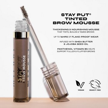 Milani Stay Put Brow Mousse - Tinted 120 Medium Brown