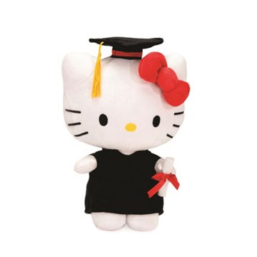Squishmallows Hello Kitty Graduation Plush, 10"