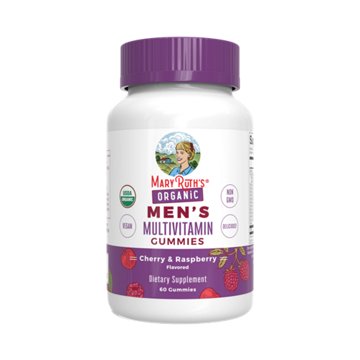 Mary Ruth's Organic Men's Multivitamin Gummies - Cherry & Raspberry