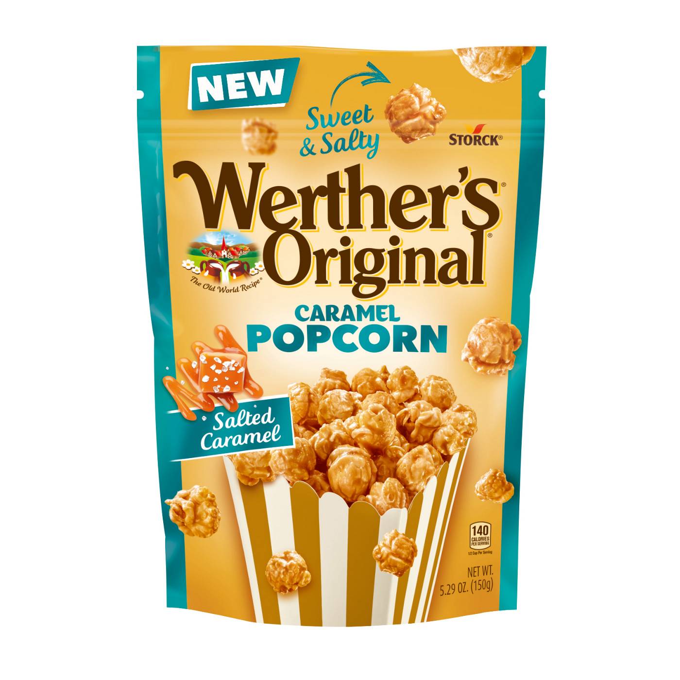 Werther's Original Salted Caramel Popcorn; image 1 of 2