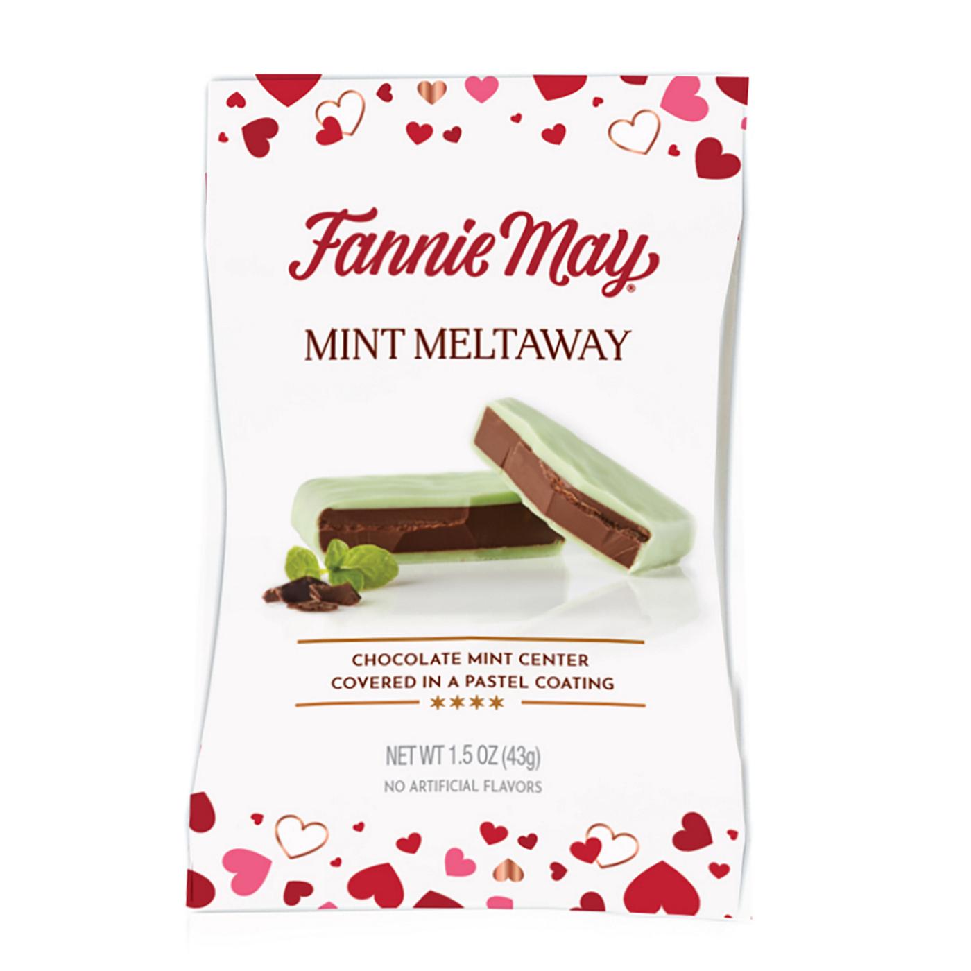Fannie May Premium Milk Chocolate Candy Mint Meltaways Valentine's Day ...