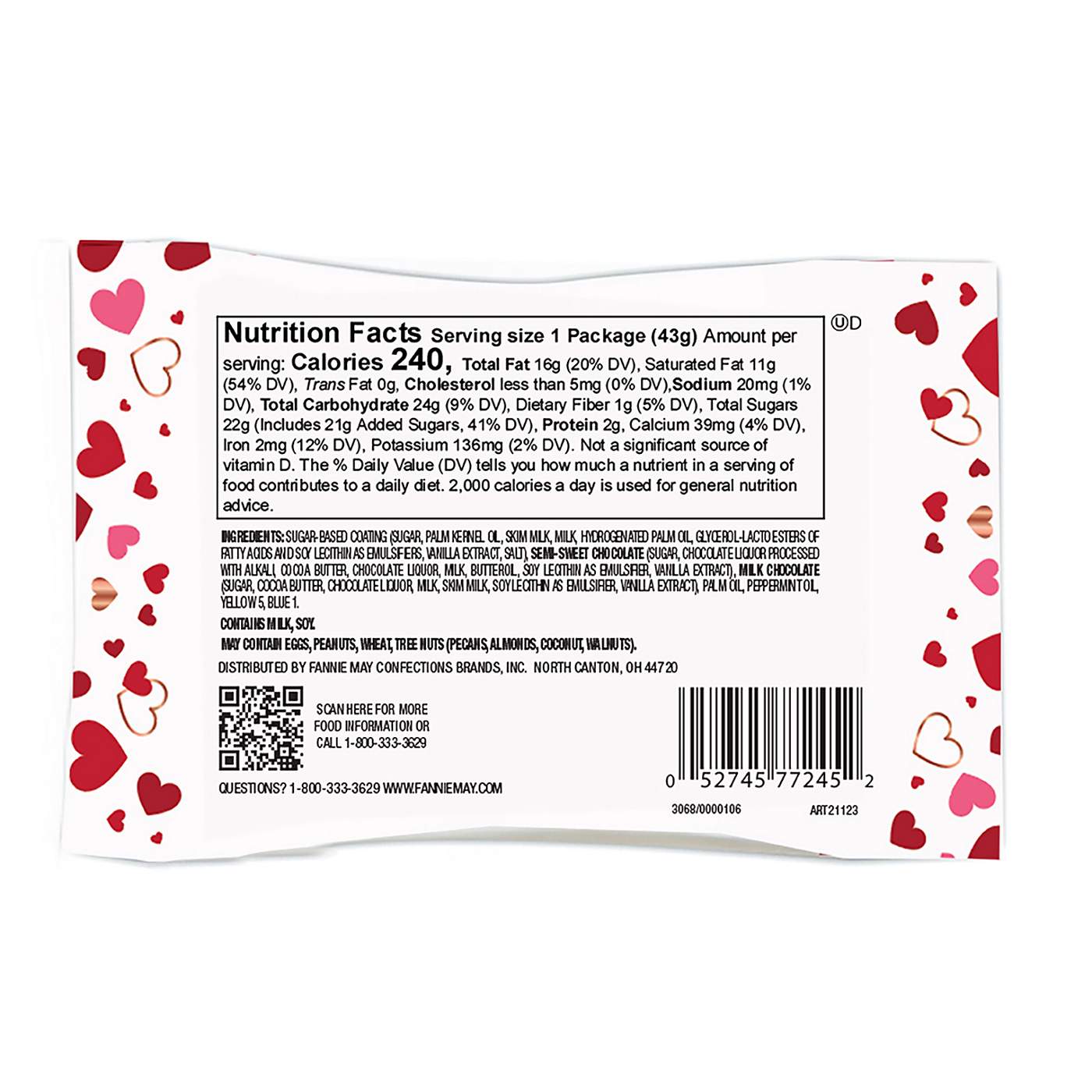 Fannie May Mint Meltaway Valentine's Candy; image 2 of 2