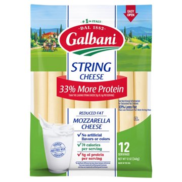 Galbani Reduced Fat Mozzarella String Cheese