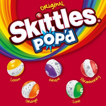 Skittles POP'D Originals Freeze Dried Candy, 5.5 oz