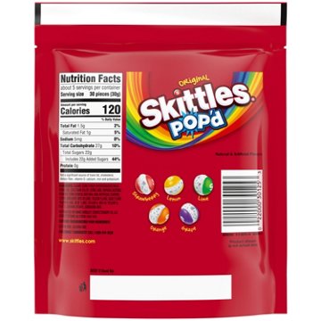 Skittles POP'D Originals Freeze Dried Candy, 5.5 oz