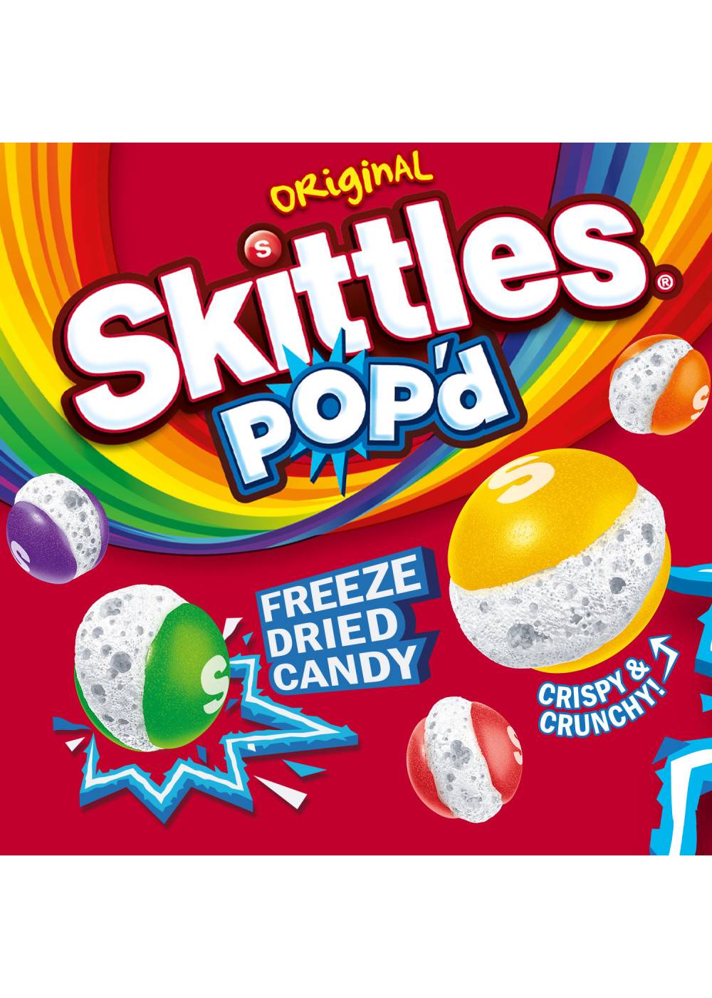 Skittles POP'D Originals Freeze Dried Candy - Shop Candy at H-E-B