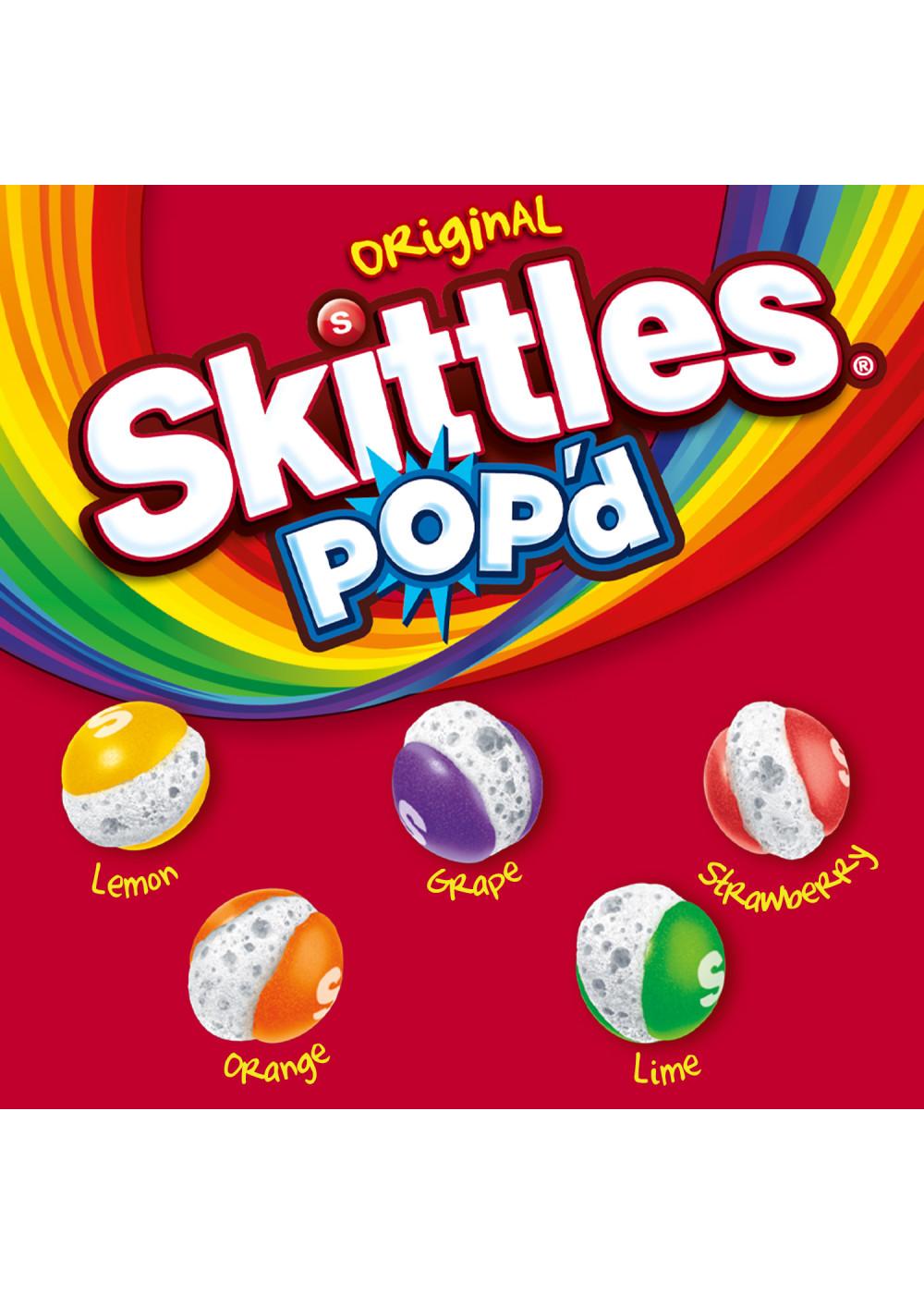 Skittles POP'd Originals Freeze Dried Candy; image 7 of 7