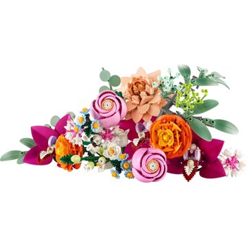 LEGO Botanicals Pretty Pink Flower Bouquet Set, 749 pc