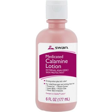 Swan Medicated Calamine Itch Relief Lotion, 6 oz