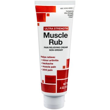 Mentholatum Ultra Strength Pain Relieving Muscle Rub Cream, 4 oz