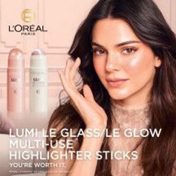 L'Oréal Paris Lumi Le Glass Highlighter Stick - Pink