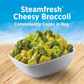 Birds Eye Steamfresh Frozen Sauced Cheesy Broccoli