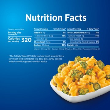Birds Eye Steamfresh Frozen Sauced Cheesy Pasta & Broccoli