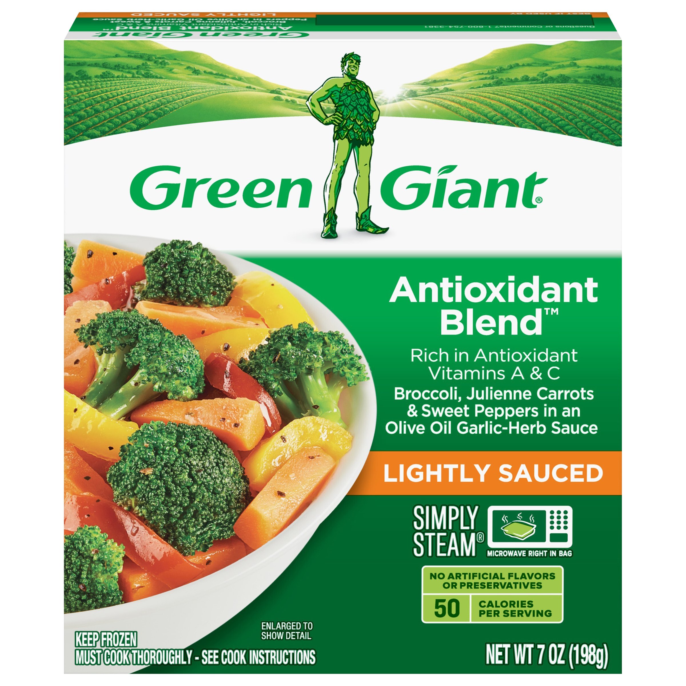 Green Giant Simply Steam Simply Steam Lightly Sauced Antioxidant
