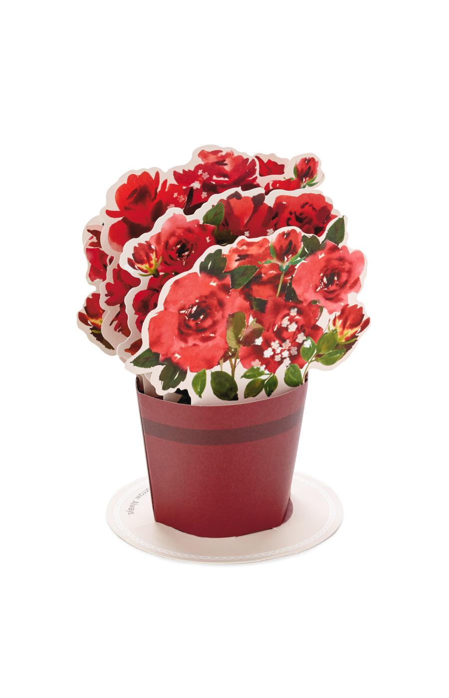 Hallmark Paper Wonder Pop Up Valentines Day Card, Displayable Bouquet (Today, Tomorrow, Always), S2; image 4 of 4