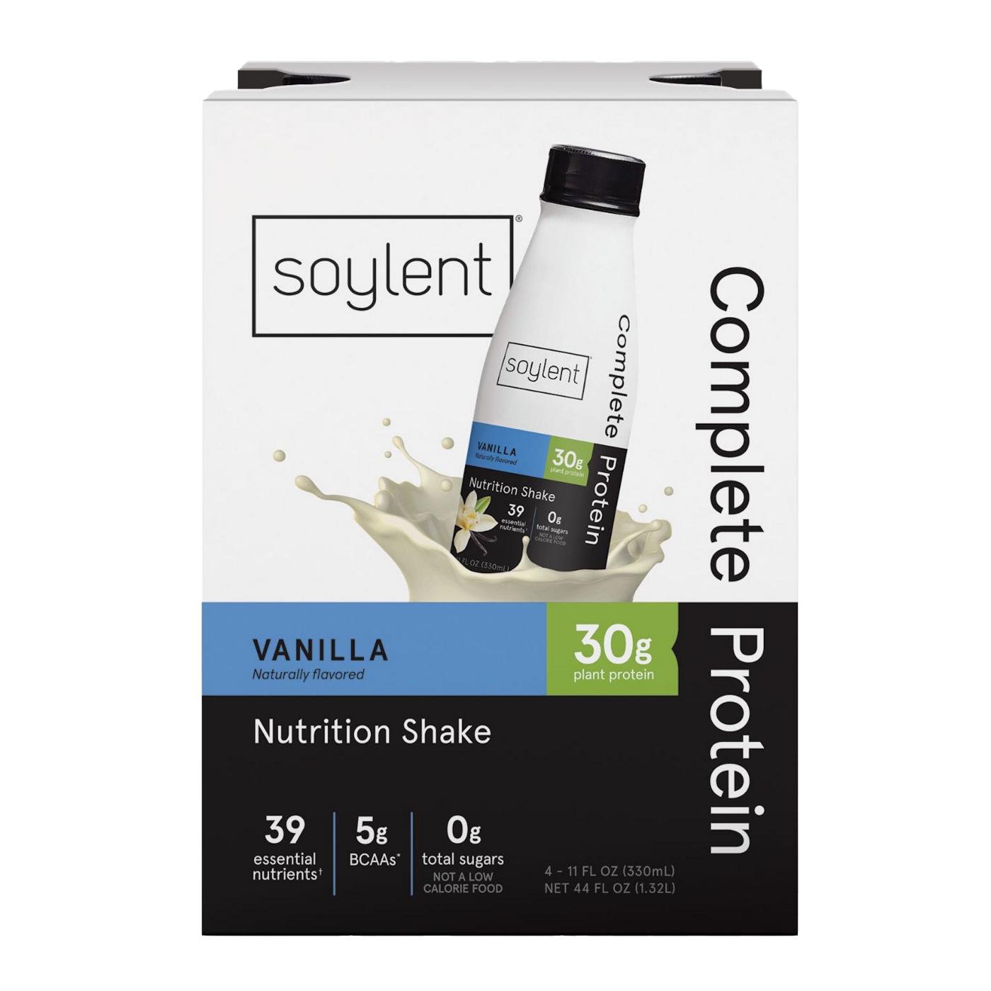 Soylent Complete Protein Nutrition Shake - Vanilla; image 1 of 6