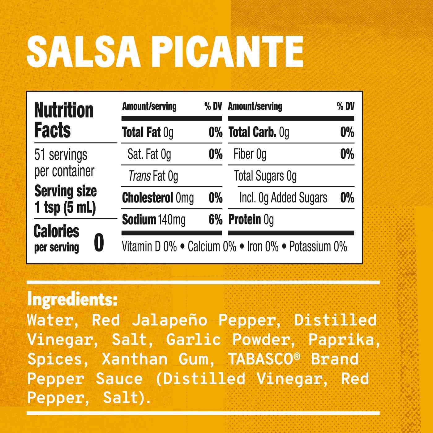 Tabasco Salsa Picante; image 5 of 8