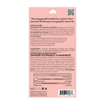 ONYX Professional Soak Off Essentials Nail Polish Remover 4 Piece Kit