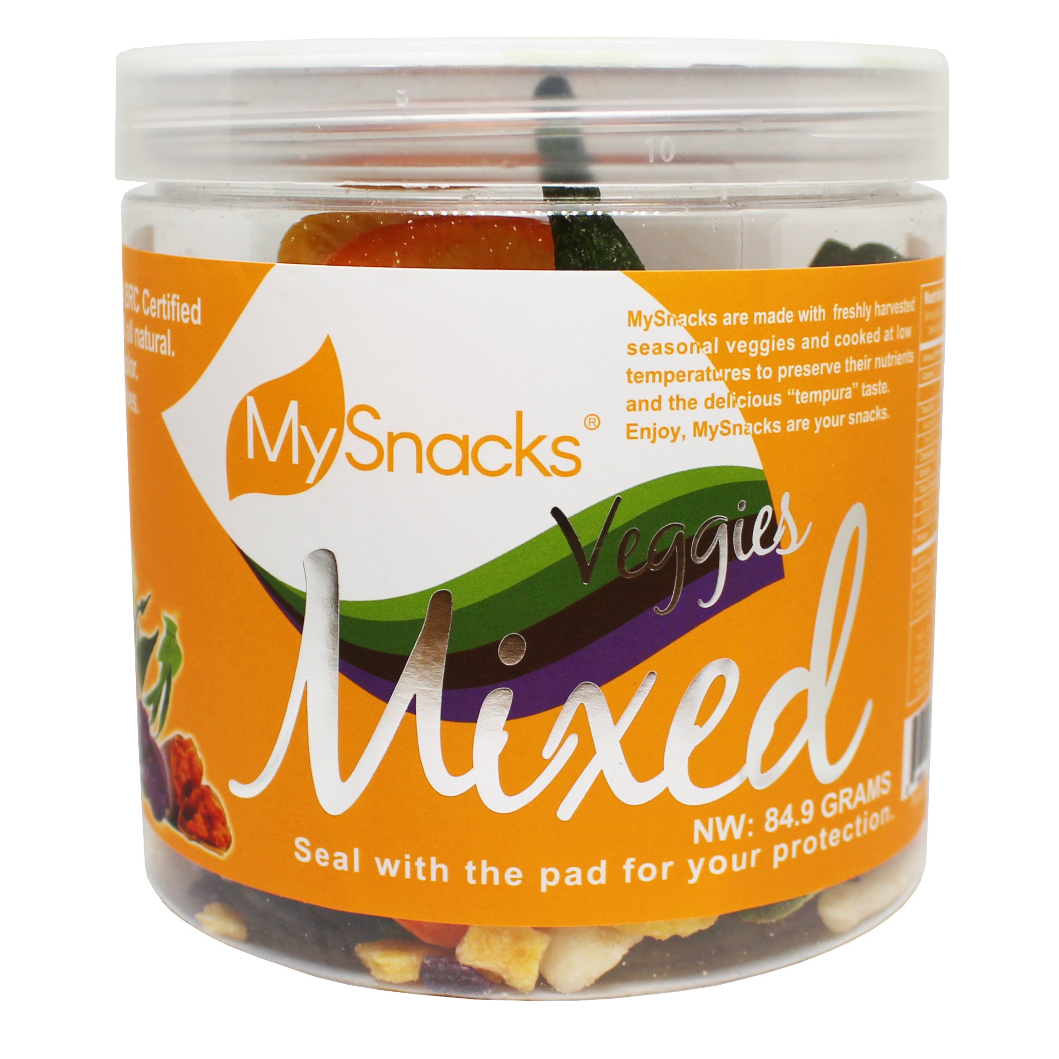 MySnacks Mixed Veggies, 84.9 g | Central Market - Really Into Food