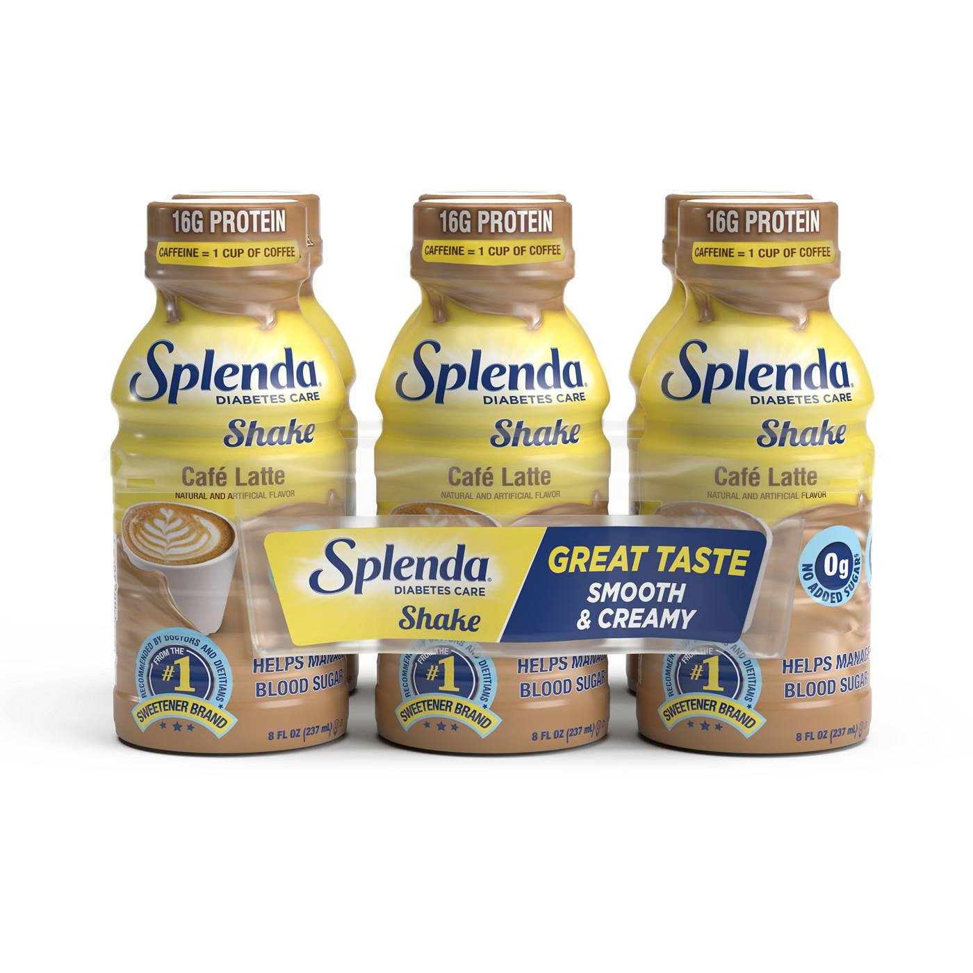 Splenda Diabetes Care Shake - Cafe Latte; image 1 of 5