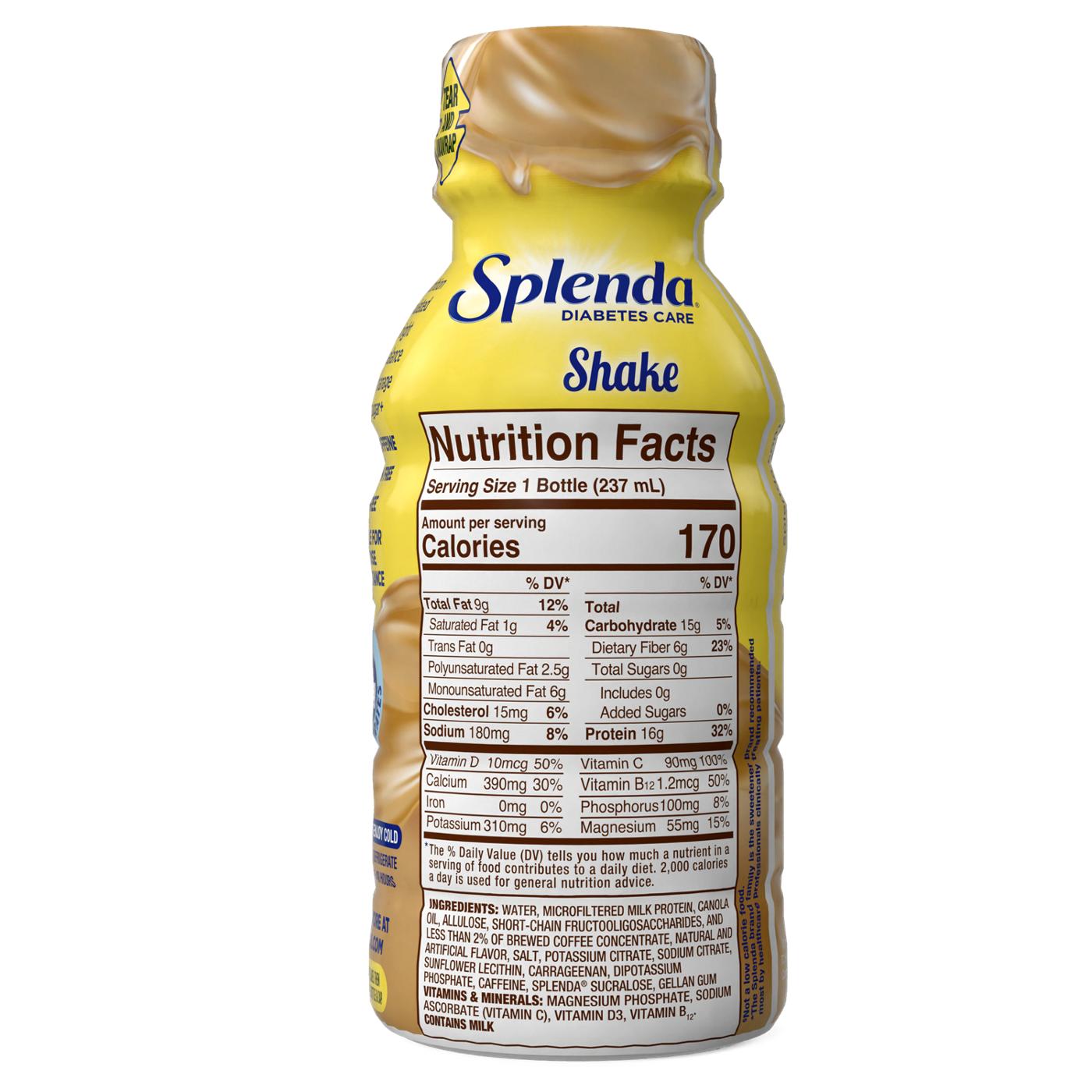 Splenda Diabetes Care Shake - Cafe Latte; image 5 of 5