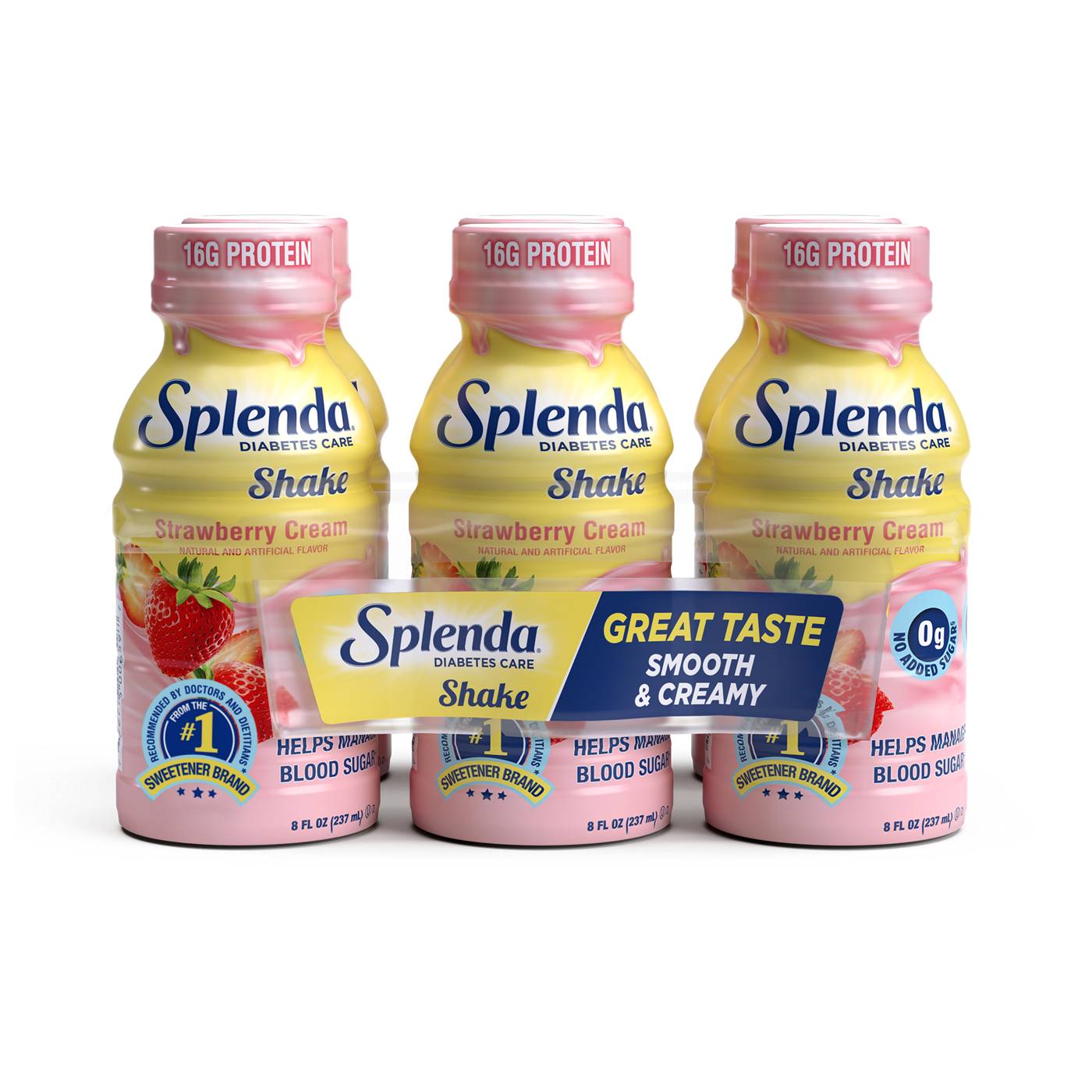 Splenda Diabetes Care Shake - Strawberry Cream; image 1 of 4