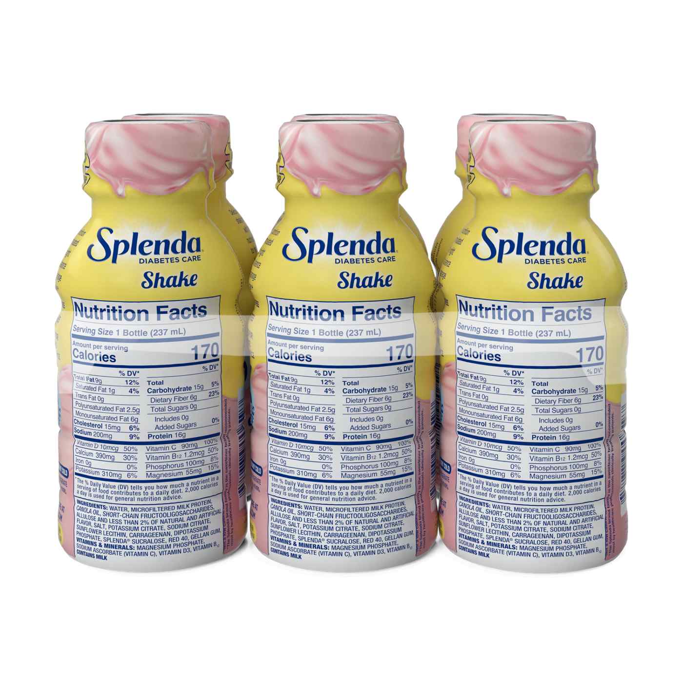 Splenda Diabetes Care Shake - Strawberry Cream; image 3 of 4