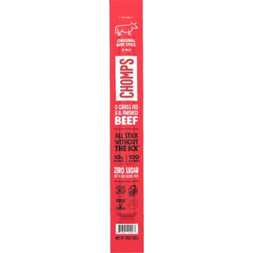 Chomps 10g Protein Original Beef Jerky Meat Stick, 1.15 oz
