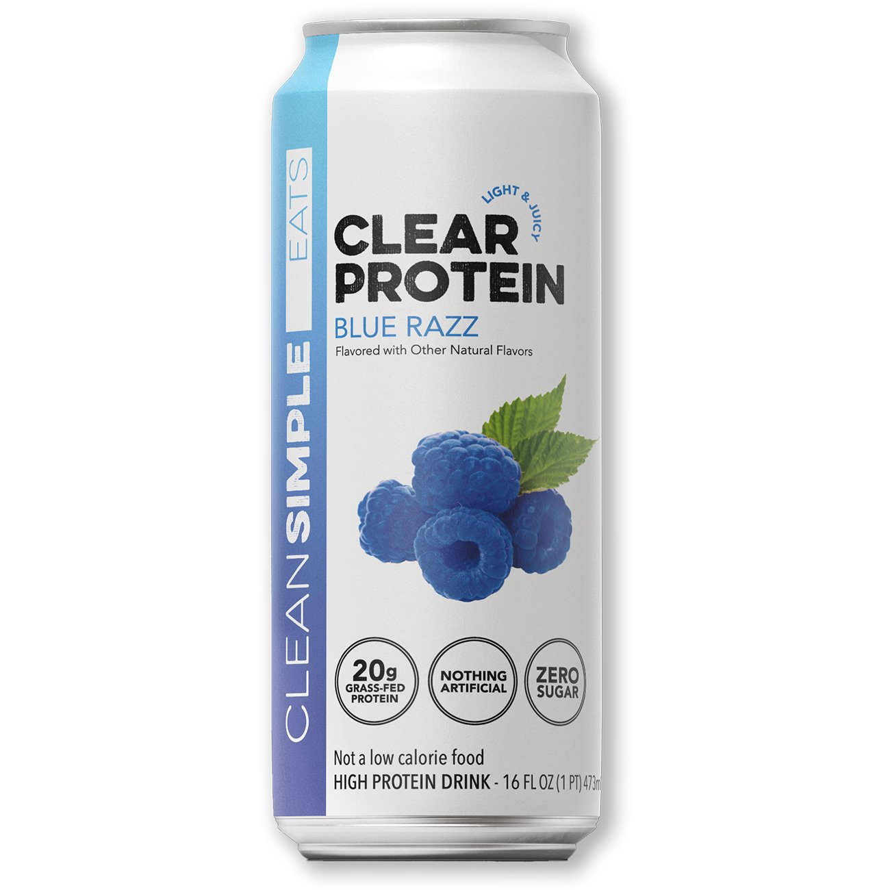 Clean Simple Eats Clear 20g Protein Drink - Blue Razz - Shop Diet ...