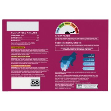 H-E-B Texas Pets Tough 'N' Stuffed Dog Chew - Variety Pack, 36 ct