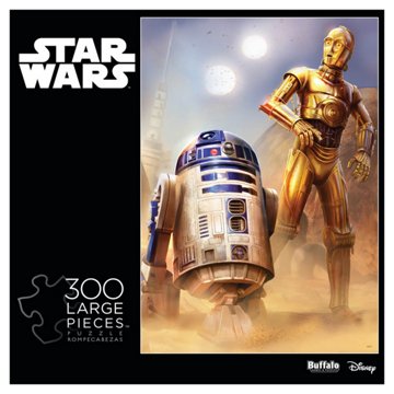 Buffalo Games Star Wars Droids at Tattoine Large Jigsaw Puzzle, 300 pc