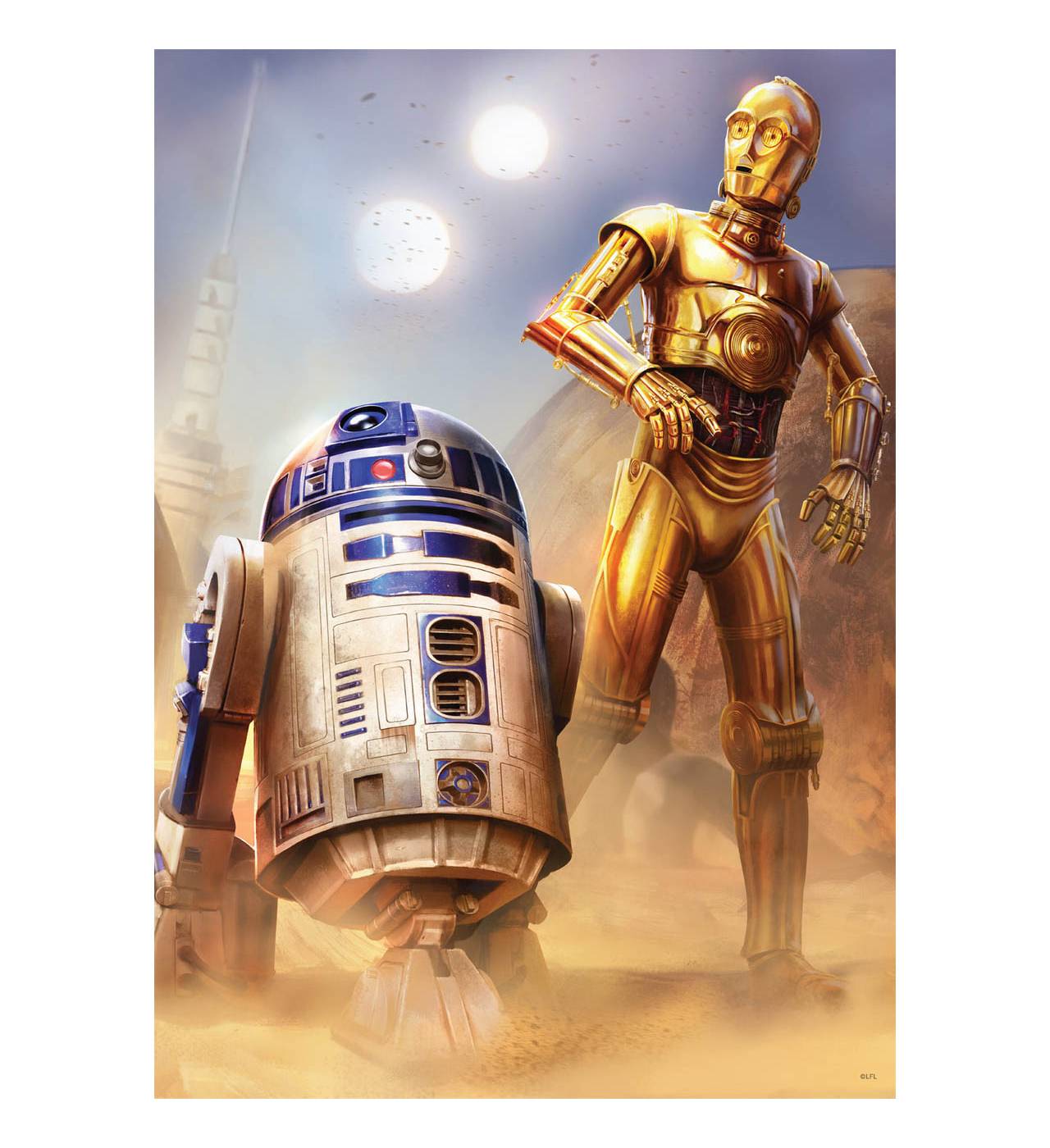 Buffalo Games Star Wars Droids at Tattoine Large Jigsaw Puzzle; image 3 of 3