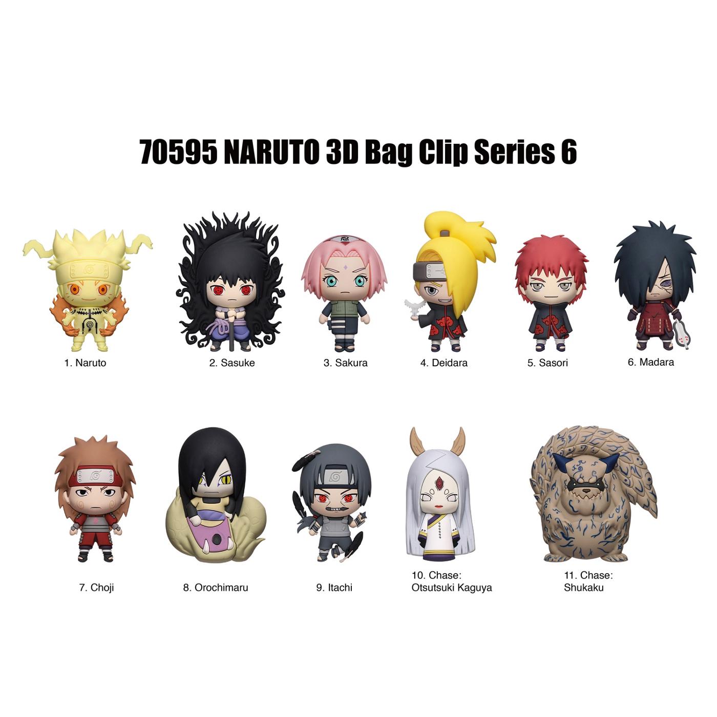 Naruto Shippuden Mystery Figural Bag Clip - Series 6; image 2 of 2