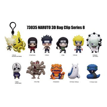 Naruto Shippuden Mystery Figural Bag Clip - Series 6