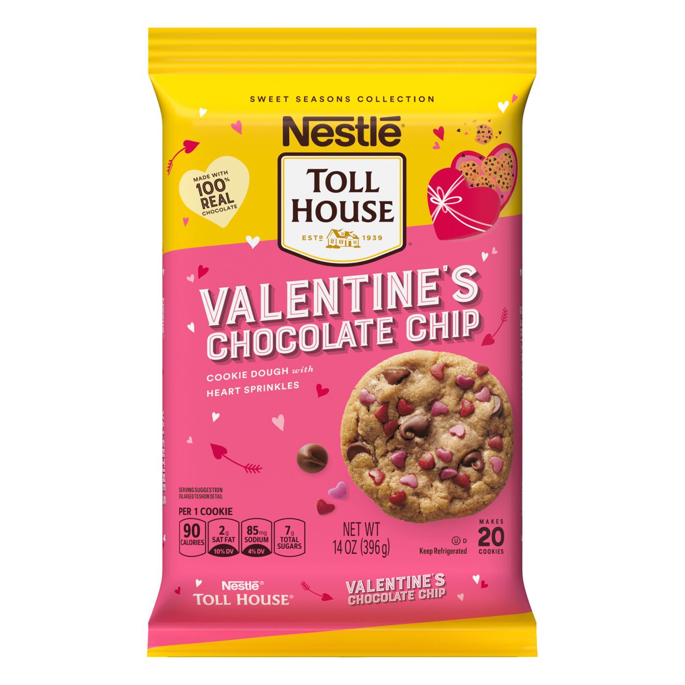 Nestle Toll House Valentine's Chocolate Chip Cookies; image 1 of 3