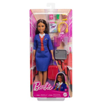 Barbie Flight Attendant Doll Set