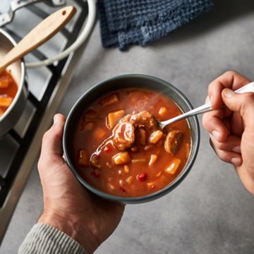 Campbell's Chunky Texas-Style BBQ Burger Soup